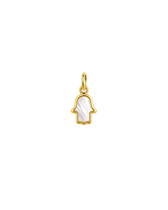 Mini Hamsa Nácar